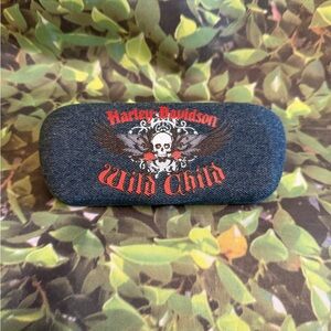 Harley-Davidson Denim Sunglasses Case
